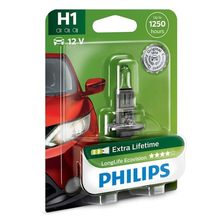 Autožárovka Philips LongLife EcoVision H1, 1ks