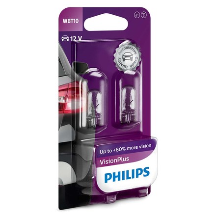 Autožárovka Philips VisionPlus WBT10, 2ks