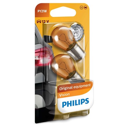 Autožárovka Philips Vision PY21W, 2ks