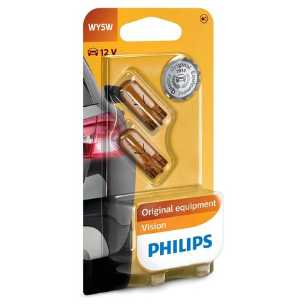 Autožárovka Philips Vision WY5W, 2ks