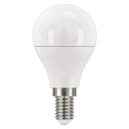 LED žárovka Emos ZQ1230 LED žárovka Classic Globe 8W E14 teplá bílá