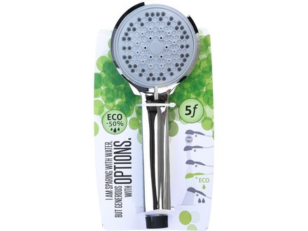Sprchová hlavice Freshhh (830071) hlavice sprchová, 5 funkcí, 100mm, chrom (1)