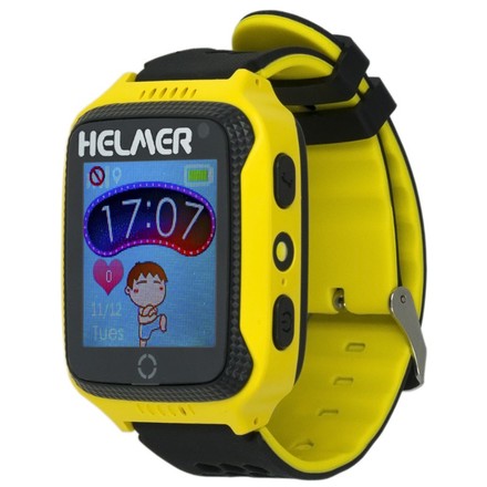Chytré hodinky Helmer LK 707 dětské s GPS lokátorem - žlutý