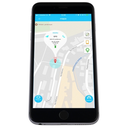 Chytré hodinky Helmer LK 707 dětské s GPS lokátorem - žlutý (2)