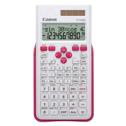 Kalkulačka Canon F-715SG, bílá - růžová