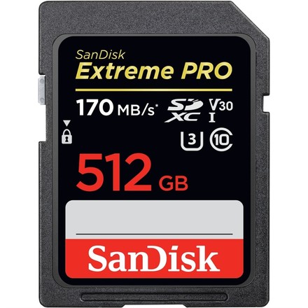 Paměťová karta SanDisk SDXC UHS-I U3 512GB SDSDXXY-512G-GN4IN