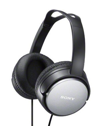 Polootevřená sluchátka Sony MDR-XD150 Black