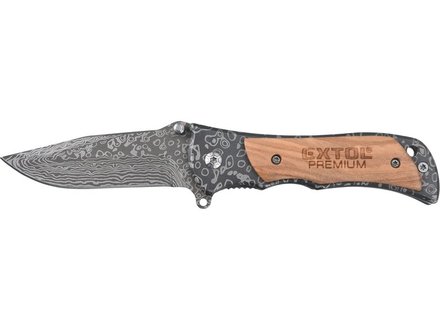 Zavírací nůž Extol Premium (8855121) nerez, 160/90mm