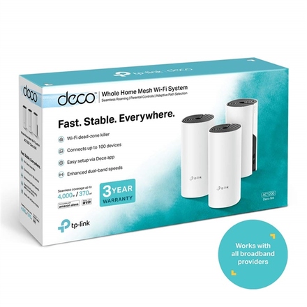 Komplexní Wi-Fi systém TP-Link Deco E4 (3-pack) (6)