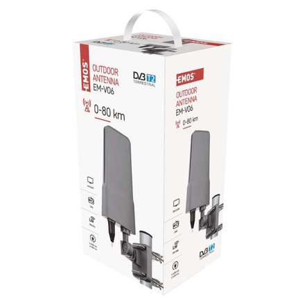 DVB-T anténa Emos J0658 Venkovní anténa DTVO-6, 43 dBi DVB-T2 (2)