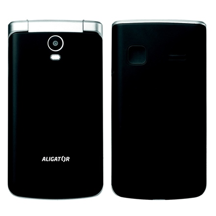 Mobilní telefon Aligator V710 Senior černo-stříbrný