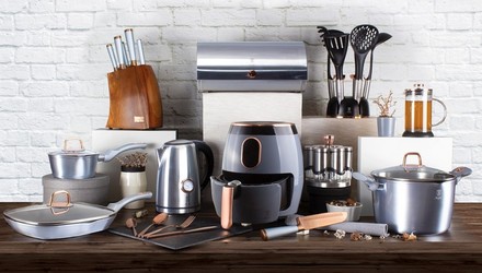 Sada nádobí s mramorovým povrchem Berlingerhaus BH-6021 12+2 ks Moonlight Edition (6)