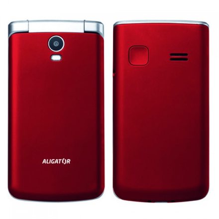 Mobilní telefon pro seniory Aligator V710 Senior červeno-stří+st.nab.