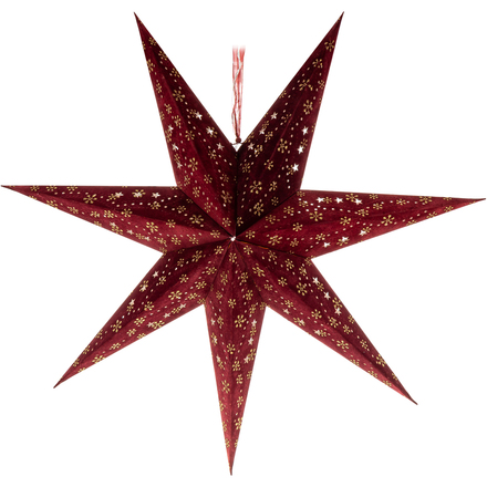 Vánoční osvětlení Retlux RXL 338 hvězda červená 10LED WW