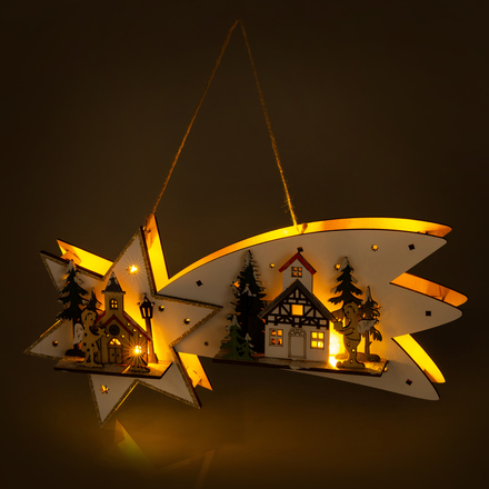Vánoční osvětlení Retlux RXL 313 hvězda padající 10LED WW