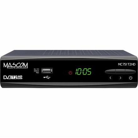 DVB-T/T2 příjímač Mascom MC751T2 HD