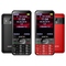 Mobilní telefon pro seniory Aligator A900 Senior + nabíjecí stojánek - červený (4)