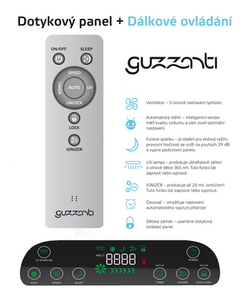 Čistička vzduchu Guzzanti GZ 995 (9)