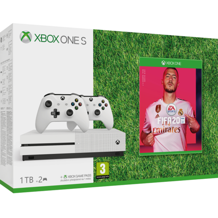 Herní konzole Microsoft Xbox One S 1 TB + ovladae + FIFA 20