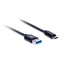 USB kabel AQ USB/ USB-C, 1m - černý (1)