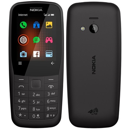 Mobilní telefon Nokia 220 4G - černý