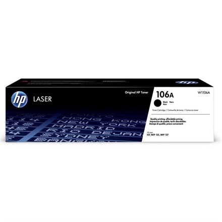 Toner HP 106A, 1000 stran originální - černý