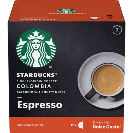 Kávové kapsle Starbucks MEDIUM ESPRESSO COLOMBIA 12 Caps