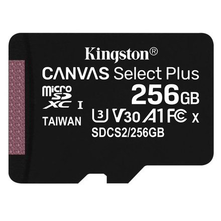 Paměťová karta Kingston Canvas Select Plus microSDXC 256GB SDCS2/256GBSP