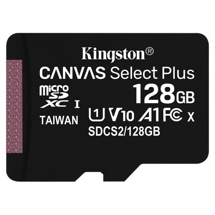 Paměťová karta Kingston Canvas Select Plus microSDXC 128GB SDCS2/128GBSP