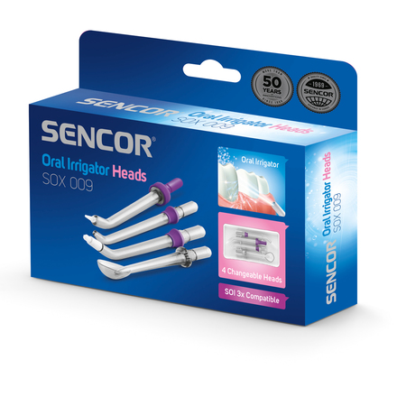 Náhradní hlavice pro zubní kartáčky Sencor SOX 009 Náhr.nástavce pro SOI 33x