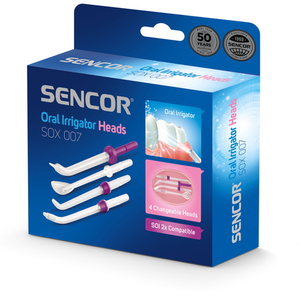 Náhradní hlavice pro zubní kartáčky Sencor SOX 007 Náhr.nástavce pro SOI 22x