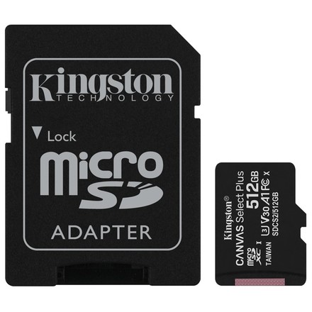 Paměťová karta Kingston Canvas Select Plus microSDXC 512GB SDCS2/512GB