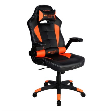 Herní židle Canyon Virgil - černá/ oranžová