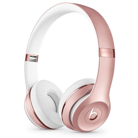 Polootevřená sluchátka Beats Solo3 WL Headphones - Rose Gold (MX442EE/A)