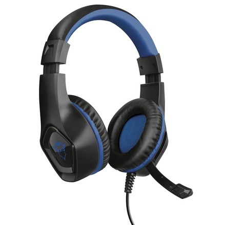 Sluchátka s mikrofonem Trust GXT 404B Rana pro PS4 - černý/ modrý