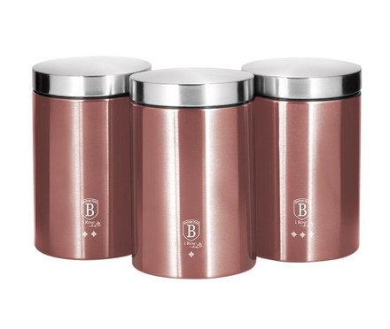 Dóza na potraviny Berlingerhaus BH-6270 sada 3 ks I-Rose Edition