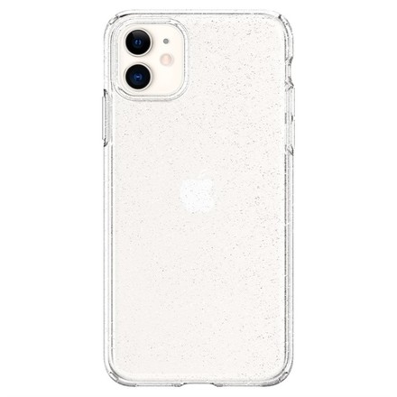 Kryt na mobil Spigen Liquid Crystal Glitter pro Apple iPhone 11 - průhledný