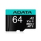 Paměťová karta ADATA MicroSDXC 64GB AUSDX64GUI3V30SA2-RA1 (1)