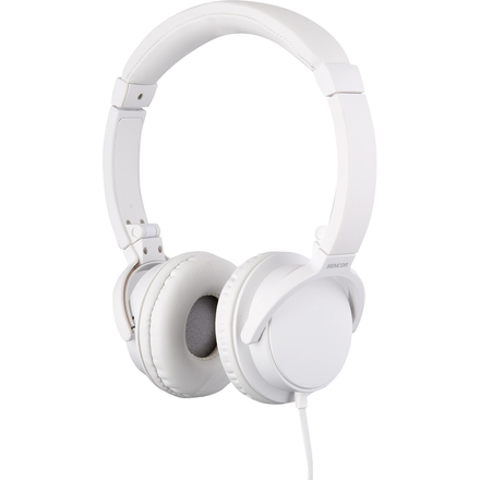 Polootevřená sluchátka Sencor SEP 432 WHITE
