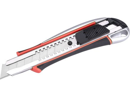 Ulamovací nůž Extol Premium (8855024) kovový s výstuhou, 18mm Auto-lock