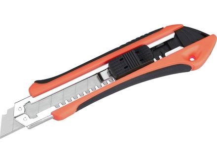 Ulamovací nůž Extol Premium (8855023) s kovovou výstuhou a zásobníkem, 18mm Auto-lock