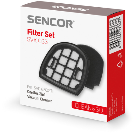 Sada filtrů k vysavači Sencor SVX 033 sada filtrů k SVC 8825TI