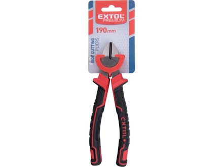 Kleště štípací Extol Premium (8813187) boční, 190mm (1)