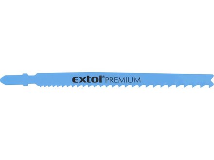 Plátky do přímočaré pily Extol Premium (8805208) plátky do přímočaré pily 5ks, 132x1mm, Bi-metal