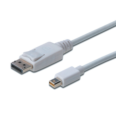 DisplayPort kabel Digitus MiniDisplayPort / DisplayPort, 2m - bílý (AK340102020W)
