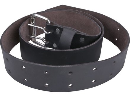 Opasek Extol Premium (8858039) kožený černý, š.4,5cm x d.122cm, kovová přezka, kůže