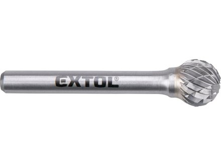 Fréza Extol Industrial (8703735) fréza karbidová, kulová, pr.12mm/stopka 6mm,sek střední(double-cut)