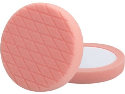 Leštící kotouč Extol Premium (8804534) kotouč leštící pěnový, diamantový vzor, T40, oranžový, Ř180x35mm, zapuštěný suchý zip Ř150mm