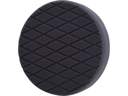 Leštící kotouč Extol Premium (8804531) kotouč leštící pěnový, diamantový vzor, T10, černý, Ř180x35mm, zapuštěný suchý zip Ř150mm (1)