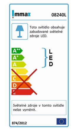 Stropní podhledové světlo Immax NEO PRACTICO 08240LL 18cm 24W - čtverec (1)